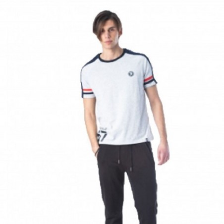 201514-01 PACO&CO ΑΝΔΡΙΚΗ ΚΟΝΤΟΜΑΝΙΚΗ ΜΠΛΟΥΖΑ (WHITE)