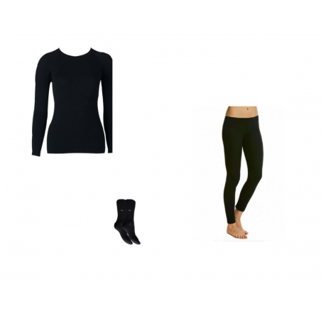 770751 Doozo Γυναικείο Σετ Ισοθερμικά Μπλούζα, Κολάν και Κάλτσα