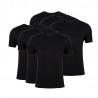 38000-P6-02 JOIN Ανδρικές Φανέλες Κοντό Μανίκι Λαιμόκοψη 6 Τεμάχια Μαζί (BLACK)