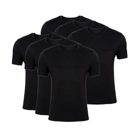 39000-B6X-02 JOIN ΑΝΔΡΙΚΗ ΦΑΝΕΛΑ ΚΟΝΤΟ ΜΑΝΙΚΙ ΛΑΙΜΟΚΟΨΗ PLUS SIZE 6 TEMAXIA (BLACK)