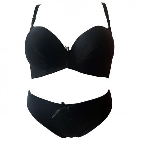 6155-01 ΣΕΤ ΓΥΝΑΙΚΕΙΑ ΕΣΩΡΟΥΧΑ LOVEANNA-(ΜΑΥΡΟ)