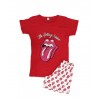 1213-03 CARLA MARA ΓΥΝΑΙΚΕΙΑ ΠΥΤΖΑΜΑ ROLLING STONES (RED)