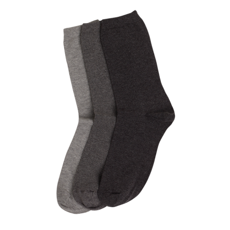3-1500-C1 ME/WE Παιδικές Βαμβακερές Μονόχρωμες Κάλτσες 3 Ζεύγη (MULTICOLOR)