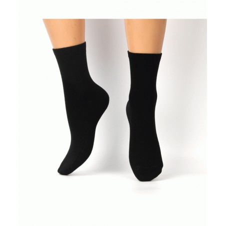 WA-531 JOIN Γυναικεία Ισοθερμική Μονόχρωμη Ημίκοντη Κάλτσα (BLACK)