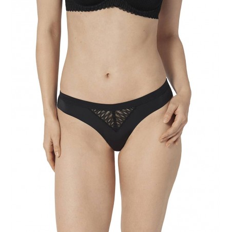 10208024-0004 Γυναικείο Σλιπάκι Triumph Aura Spotlight Brazilian (BLACK)