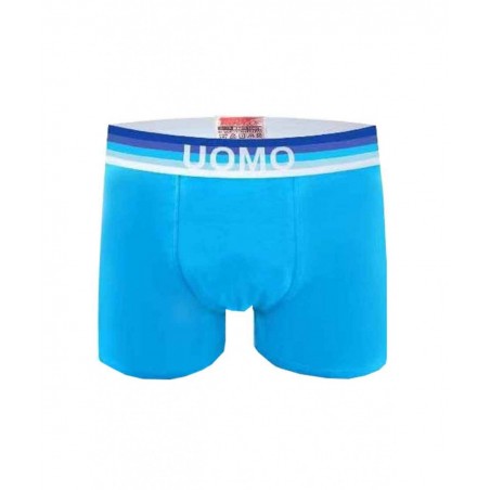 F-1132-11 UOMO Ανδρικό Μπόξερ (LIGHT BLUE)