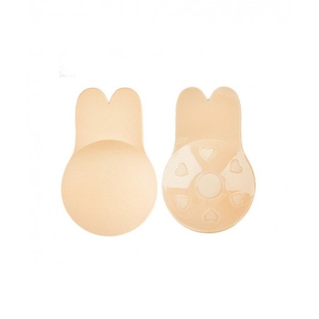INVISIBLE ΑΥΤΟΚΟΛΛΗΤΟ ΑΟΡΑΤΟ PUSH UP BRA (BEIGE)
