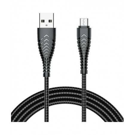 VEGER V103 USB ΚΑΛΩΔΙΟ A-MICRO HIGH QUALITY DATA CABLE 1200MM (BLACK)