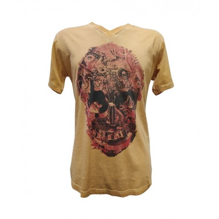 VELVET VILLAINS ΑΝΔΡΙΚΗ ΜΠΛΟΥΖΑ ΚΟΝΤΟΜΑΝΙΚΗ (ORANGE)