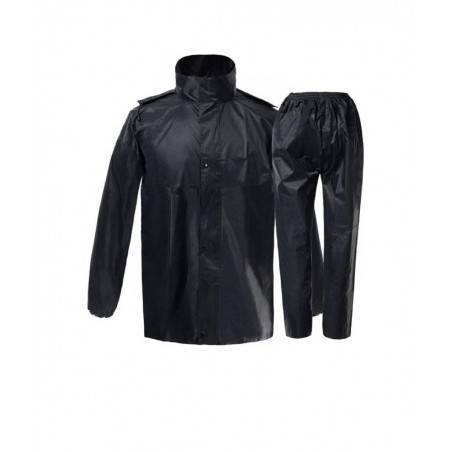 RAINCOAT SET ΑΔΙΑΒΡΟΧΟ ΜΕ ΘΕΡΜΟΚΟΛΛΗΣΗ (BLACK)