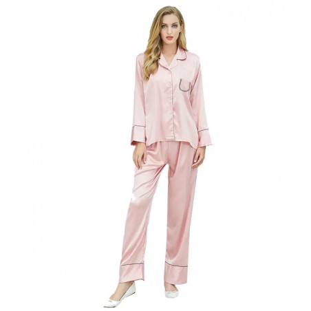 JOIN ΠΥΤΖΑΜΑ ΜΕ ΚΟΥΜΠΙΑ ΤΥΠΟΥ ΣΑΤΕΝ (PINK)