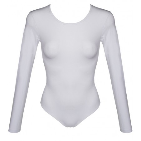 HELIOS ΓΥΝΑΙΚΕΙΟ ΚΟΡΜΑΚΙ ΜΑΚΡΥ ΜΑΝΙΚΙ ΜΕ ΛΑΙΜΟΚΟΨΗ (WHITE)