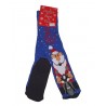HAPPY NEW YEAR Unisex Χριστουγεννιάτικες κάλτσες Santa Vespa (BLUE)