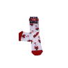 JOIN Παιδική Χριστουγεννιάτικη Κάλτσα Με Σχέδιο Άγιο Βασίλη (ECRU)