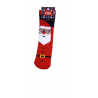 JOIN Παιδική Χριστουγεννιάτικη Κάλτσα Με Σχέδιο Άγιο Βασίλη Με Γυαλιά (BLACK-RED)