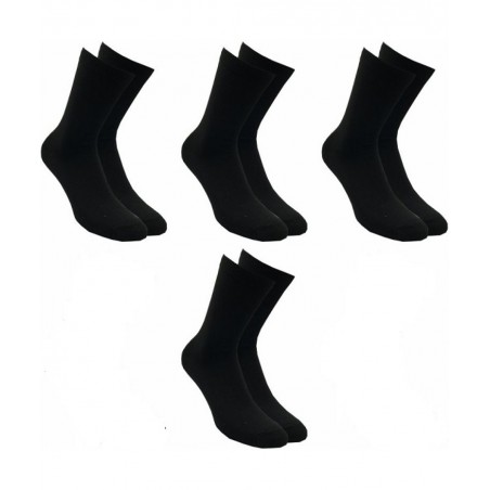 JOIN ΑΝΔΡΙΚΕΣ ΑΘΛΗΤΙΚΕΣ ΚΑΛΤΣΕΣ ΒΑΜΒΑΚΕΡΕΣ ΜΟΝΟΧΡΩΜΕΣ 4 ΖΕΥΓΑΡΙΑ ΜΑΖΙ (BLACK)