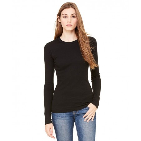 770-02 DOOZO ΓΥΝΑΙΚΕΙΑ ΙΣΟΘΕΡΜΙΚΗ ΜΠΛΟΥΖΑ ΜΑΚΡΥ ΜΑΝΙΚΙ ΜΑΥΡΟ