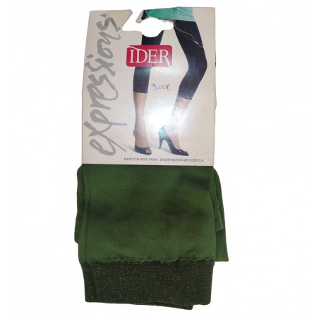IDER ΓΥΝΑΙΚΕΙΟ ΚΑΛΤΣΟΚΟΛΑΝ ΚΑΠΡΙ LUREX (GREEN)