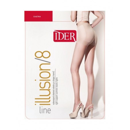 IDER ΕΛΑΣΤΙΚΟ ΚΑΛΣΟΝ ILLUSION 8 DEN (BLACK)