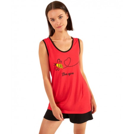 HARMONY ΓΥΝΑΙΚΕΙΟ BABYDOLL BEE YOU (RED)