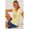 HARMONY ΓΥΝΑΙΚΕΙΑ ΠΥΖΑΜΑ ΒEE YOU (YELLOW)