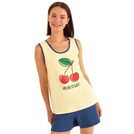 HARMONY ΓΥΝΑΙΚΕΙΟ BABYDOLL ΦΑΡΔΙΑ ΡΑΝΤΑ ΥOU ARE SO SWEET (YELLOW)