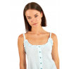 HARMONY ΓΥΝΑΙΚΕΙΟ BABYDOLL ΒΑΜΒΑΚΕΡΟ ΚΑΡΩ (TURQUOISE)
