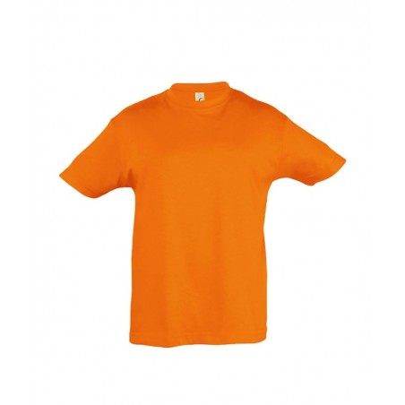 CPOINT CP122013 ΠΑΙΔΙΚΟ UNISEX ΜΟΝΟΧΡΩΜΟ ΜΠΛΟΥΖΑΚΙ ΜΕ ΚΟΝΤΟ ΜΑΝΙΚΙ ΛΑΙΜΟΚΟΨΗ(ORANGE)