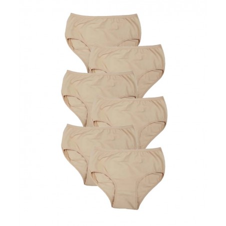 JOIN SET 6 ΓΥΝΑΙΚΕΙΑ MAXI ΣΛΙΠ BIG SIZE (BEIGE)