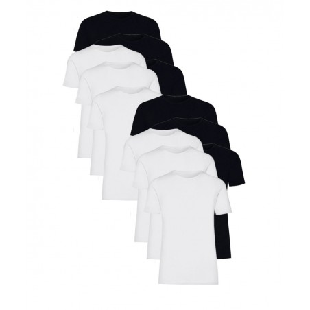 JOIN ΣΕΤ 12 ΑΝΔΡΙΚΕΣ ΦΑΝΕΛΕΣ ΚΟΝΤΟΜΑΝΙΚΕΣ (BLACK-WHITE)