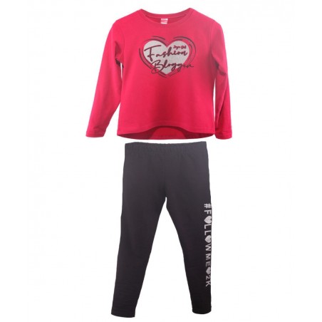 JOYCE ΠΑΙΔΙΚΟ ΣΕΤ ΦΟΡΜΑ ΚΟΡΙΤΣΙ FASHION BLOGGER (RED)