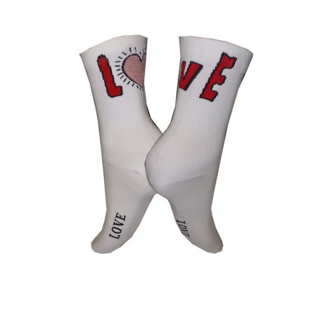 JOIN ΓΥΝΑΙΚΕΙΑ ΚΑΛΤΣΑ LOVE (WHITE)