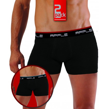 APPLE ΑΝΔΡΙΚΟ BOXER 2 PACK (BLACK)