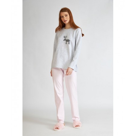 HARMONY ΧΕΙΜΕΡΙΝΟ ΓΥΝΑΙΚΕΙΟ ΣΕΤ ΠΥΖΑΜΑΣ (GREY)