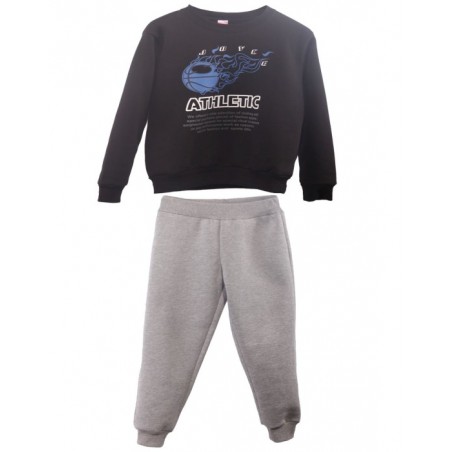 2364122 JOYCE ΠΑΙΔΙΚΟ ΣΕΤ ΦΟΡΜΑ ΑΓΟΡΙ FIREBALL ΓΚΡΙ/ΜΑΥΡΟ