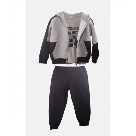 PACO ΤΡΙΠΛΟ ΣΕΤ ΑΓΟΡΙΣΤΙΚΗ ΦΟΡΜΑ (GREY)