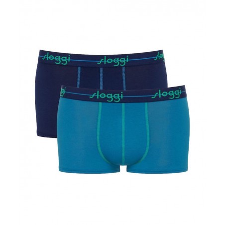 10206968-V020 SLOGGI START HIPSTER ΑΝΔΡΙΚΑ ΜΠΟΞΕΡΑΚΙΑ 2PACK (CIEL-BLUE))
