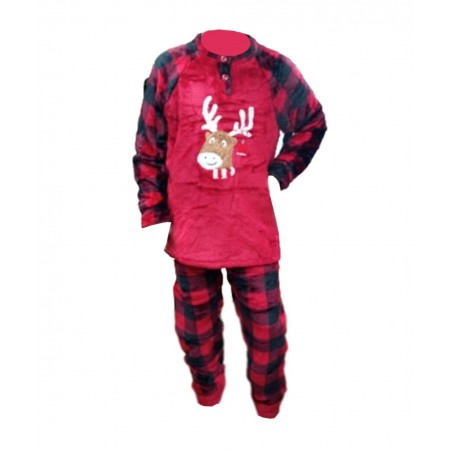 JOIN ΠΑΙΔΙΚΗ ΧΡΙΣΤΟΥΓΕΝΝΙΑΤΙΚΗ ΠΥΤΖΑΜΑ ΦΛΙΣ ΓΙΑ ΑΓΟΡΙ ΚΑΡΟ (RED)