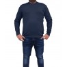 672-19 JOIN ΑΝΔΡΙΚΟ ΠΟΥΛΟΒΕΡ ΛΕΠΤΟ BIG SIZE ΕΛΑΣΤΙΚΟ (BLUE)