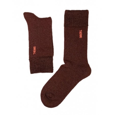 VTEXSOCKS ΓΥΝΑΙΚΕΙΑ ΙΣΟΘΕΡΜΙΚΗ ΚΑΛΤΣΑ ΜΑΛΛΙ MERINO ΚΑΦΕ