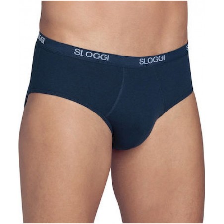 10004712-0080 SLOGGI MEN SLIP BASIC MIDI (BLUE)