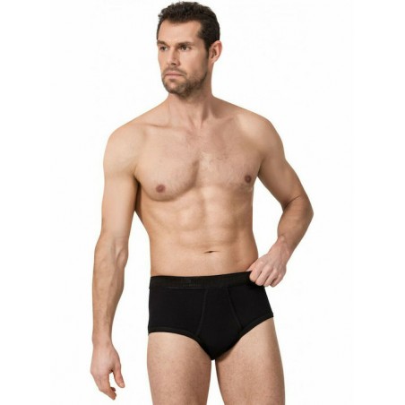 124-02 NAMALDI ΑΝΔΡΙΚΟ ΚΛΑΣΙΚΟ ΣΛΙΠ ΜΑΥΡΟ