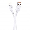 Kakusiga USB 2.0 Cable USB-C male - Λευκό 1m (KSC-805-TYPEC)