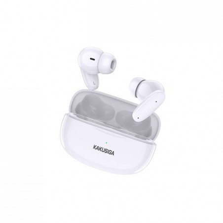 Kakusiga KSC-837 Earbud / In-ear Bluetooth Handsfree Ακουστικά με Θήκη Φόρτισης Λευκά