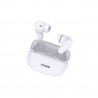 Kakusiga KSC-837 Earbud / In-ear Bluetooth Handsfree Ακουστικά με Θήκη Φόρτισης Λευκά