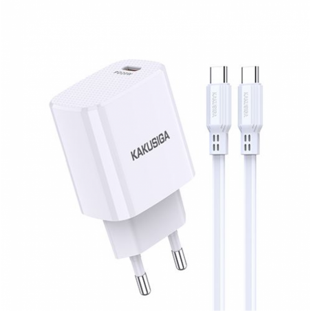 KAKUSIGA KSC-927 ΦΟΡΤΙΣΤΗΣ USB 20W ΛΕΥΚΟΣ TYPE C