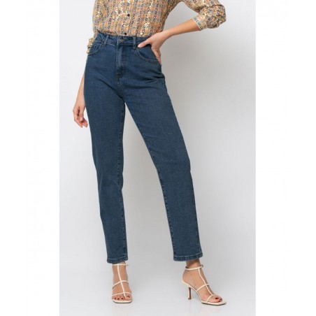 DENIM DM264 STRAIGHT ΓΥΝΑΙΚΕΪΟ ΤΖΙΝ ΠΑΝΤΕΛΟΝΙ ΣΚΟΥΡΟ ΜΠΛΕ