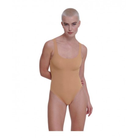 SLOGGI ΓΥΝΑΙΚΕΙΟ ΚΟΡΜΑΚΙ ZERO FEEL 2.0 BODY 10217742-00CM ΠΟΛΥΑΜΙΔΙΟ NORMAL-FIT ΑΝΟΙΧΤΟ ΚΑΦΕ