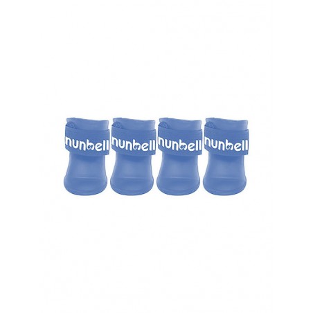 NUNBELL PET ΣΕΤ 4 ΠΑΠΟΥΤΣΙΑ ΣΚΥΛΟΥ XLARGE 6.5x5.5 cm (BLUE)