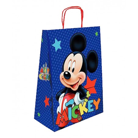 19-371 JOIN ΤΣΑΝΤΑ ΔΩΡΟΥ ΧΑΡΤΙΝΗ MICKEY 40X32X14 (BLUE)